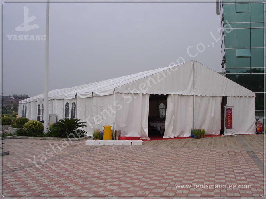 Large Buffet Waterproof Party Tents For Hire 10X30 Temporary Aluminium Frame Marquee