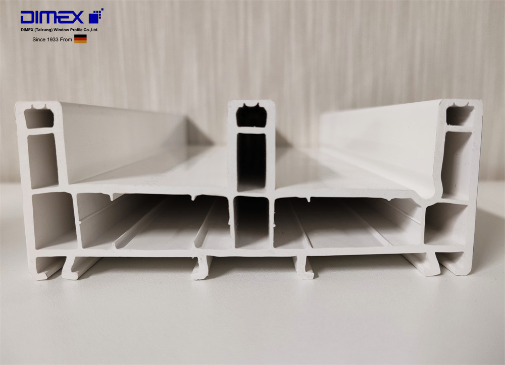 Sliding Window And Door System UPVC Profiles High UV Resistance Dimex L107