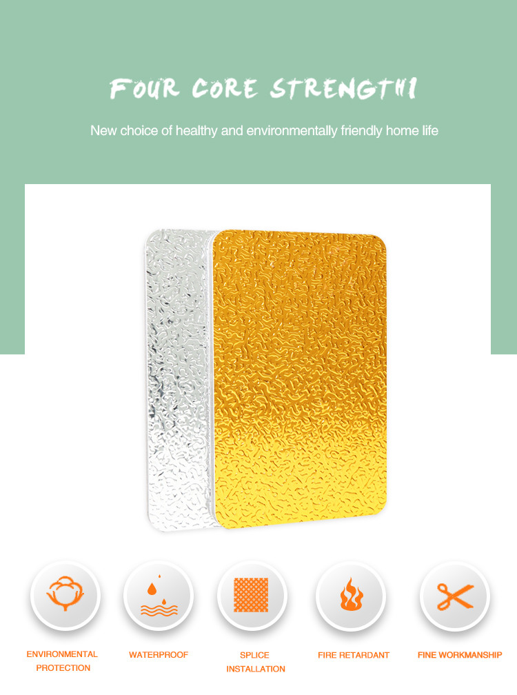 Fireproof Water Ripple Panel Wood Veneer Wall Panel Mould Proof