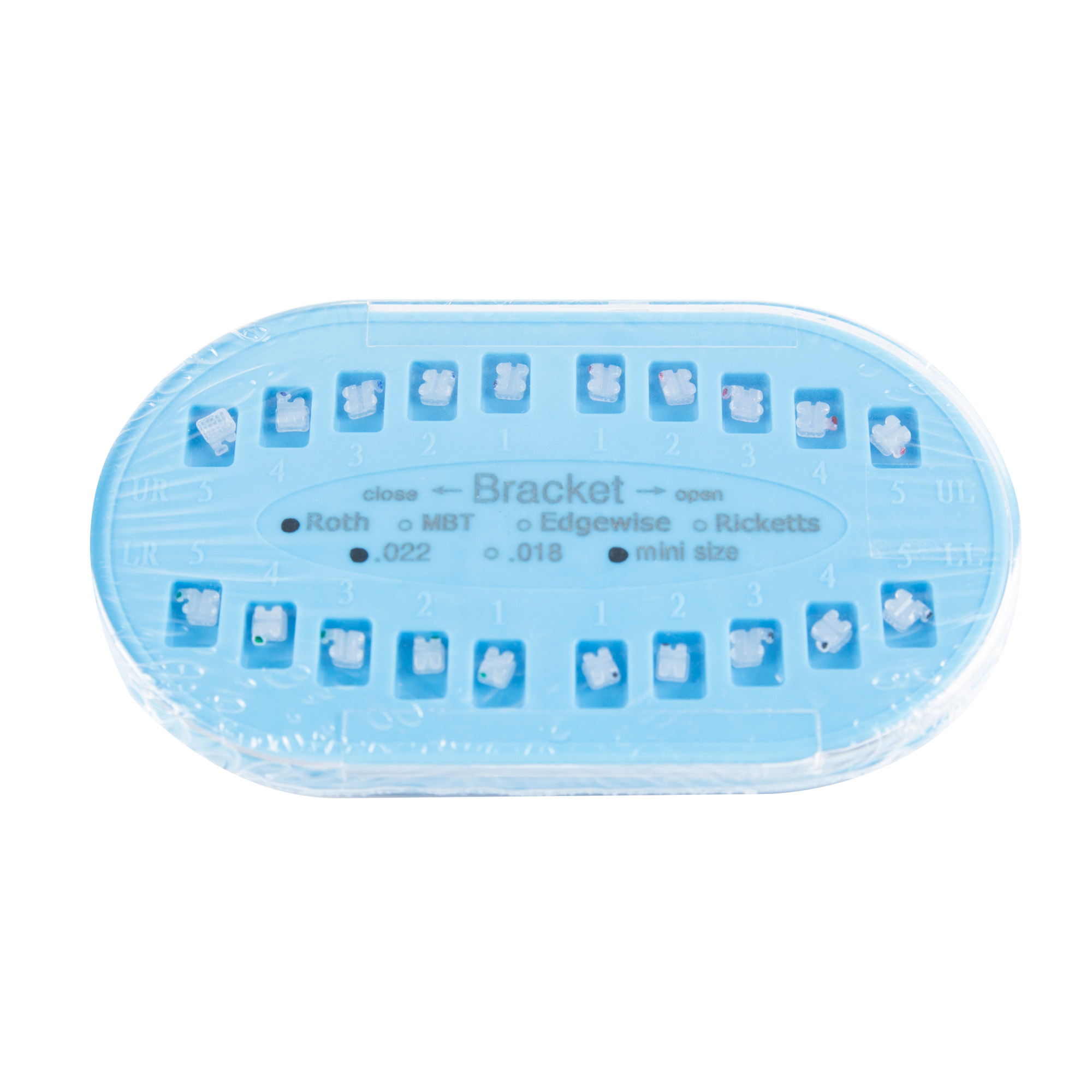 Invisible Ceramic MBT 345 Hook Teeth Treatment Braces bracket Class II Orthodontic Dental Instrument