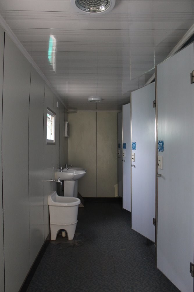 20GP Convenient Prefabricated Toilet Shipping Container