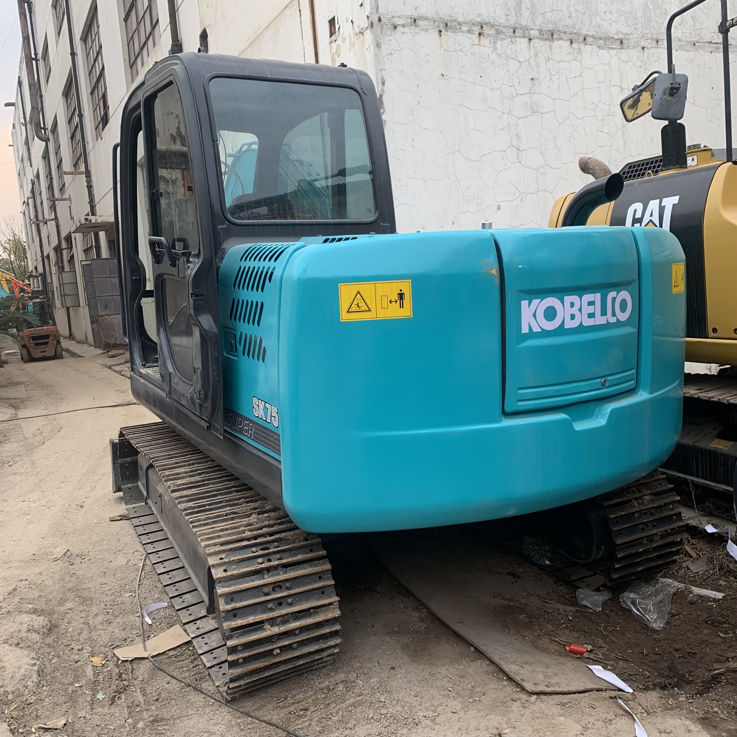 Original used kobelco Equipment Used Machinery kobelco sk75 Excavator Caterpillar Machinery Used Excavators