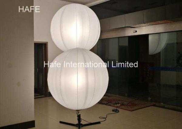 Outdoor Advertising Inflatables Halogen Lighting Standing Tripus Balloon With