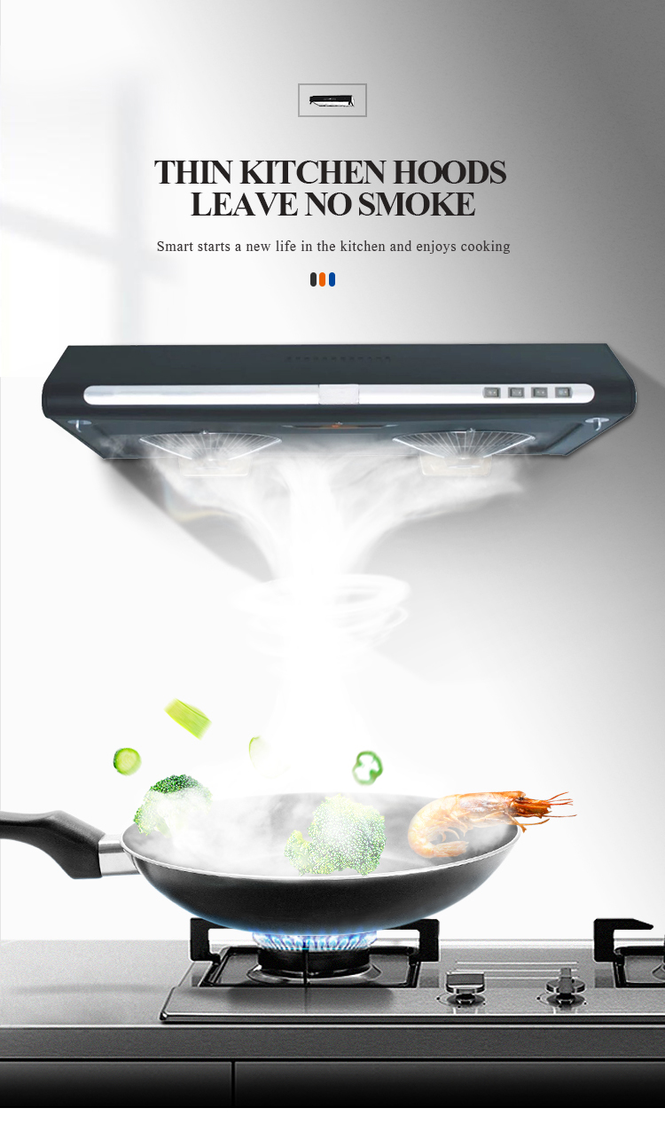 70cm Slimline Canopy Cooker Hood Extractor Stainless Steel