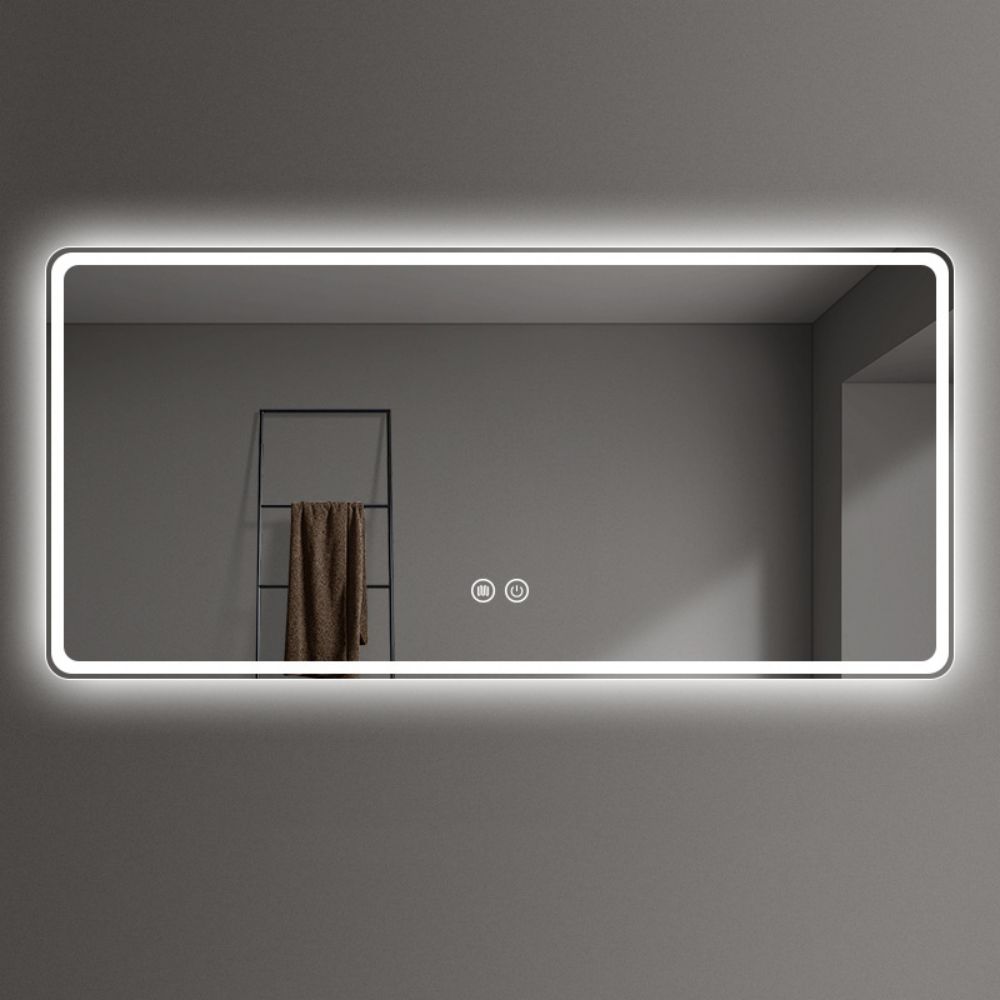 Touch Switch Function Large Glass Mirror for Modern Bedroom Wall in Design Luxury Bath