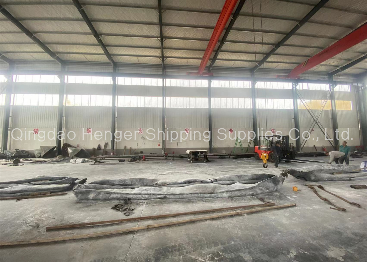 DNV Certificate 1.8x12m Pneumatic Marine Rubber Airbags For Ship Launching