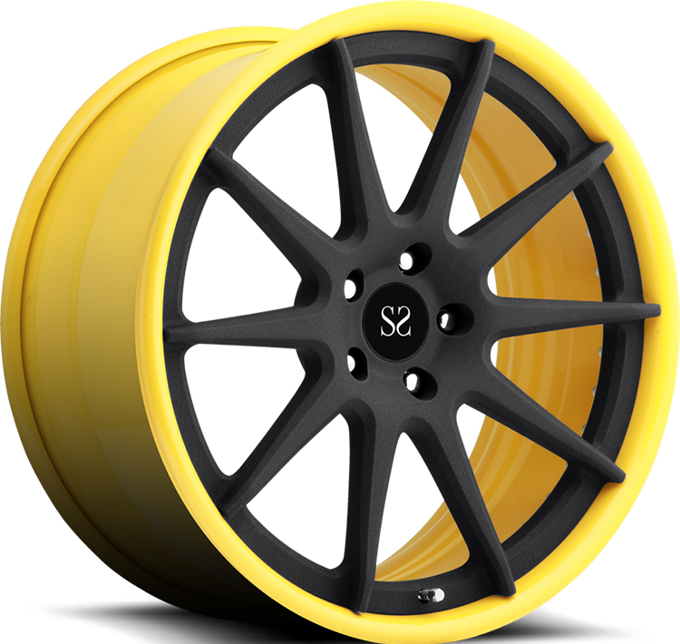 Yellow Barrel For A7L wheels 20 inch 2-PC Forged Alloy Custom Rims