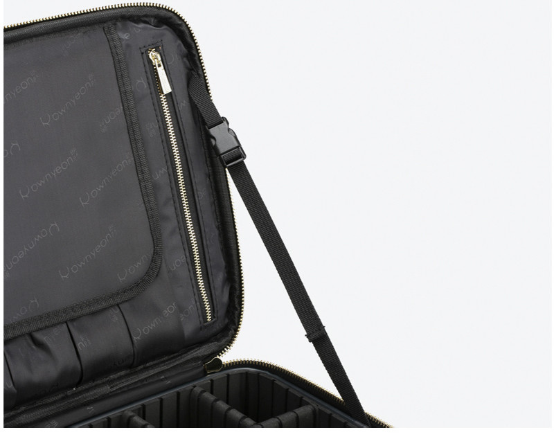 Waterproof Large Cosmetic Handle Makeup Bag Case