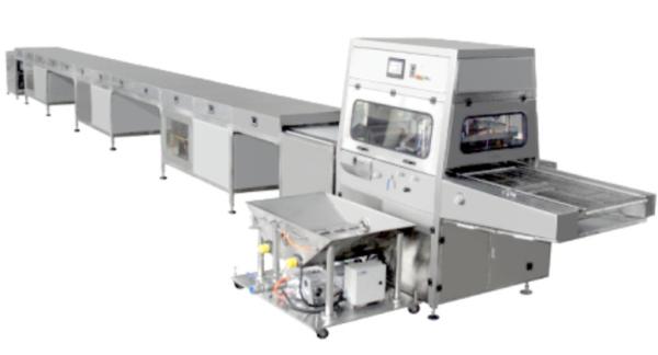 PD600 Complete Chocolate Enrobing Machine Line Complete Chocolate Coating