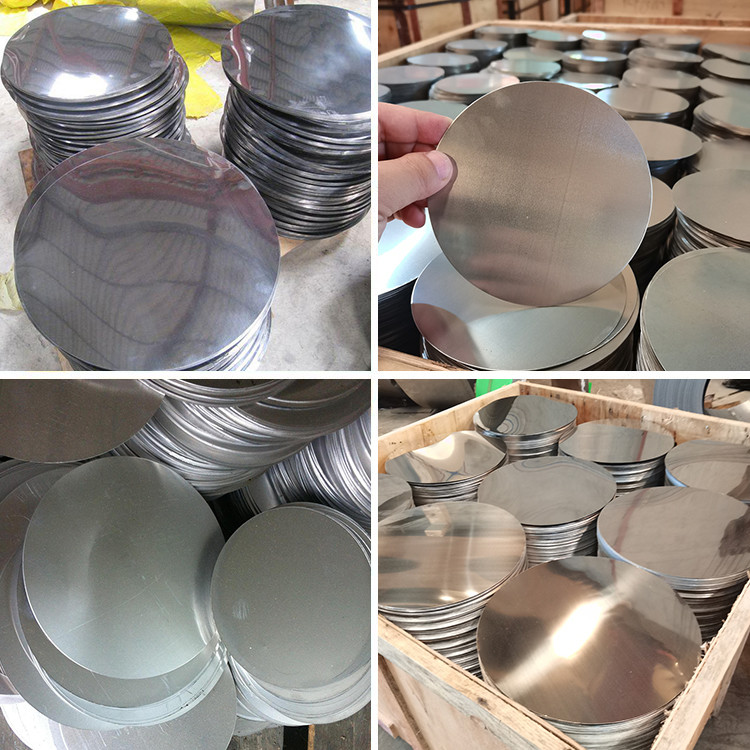 Stainless Steel Circle customized Ba Mirror No.4 2b ASTM304l 0.56mm Stainless Cut Steel Circle