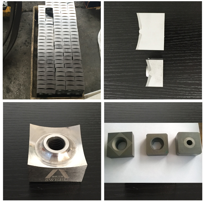 Twin Shaft Plastic Shredder Blades , CE Shredder Machine Blades