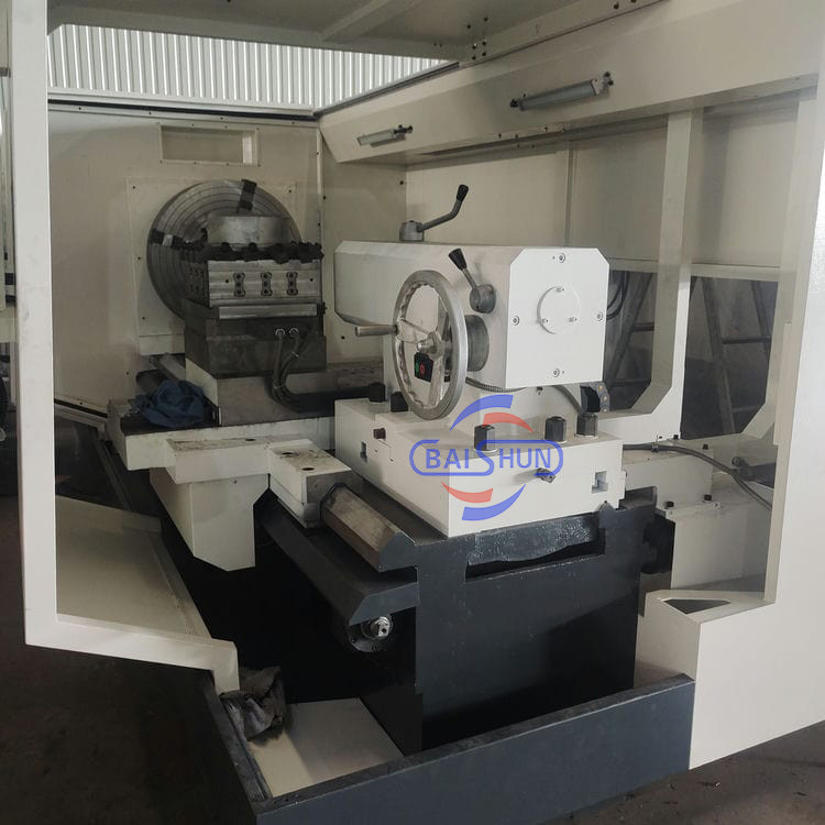 Hot Sale Automatic 255mm Spindle Bore Large Size QK1332 CNC Pipe Threading Machine