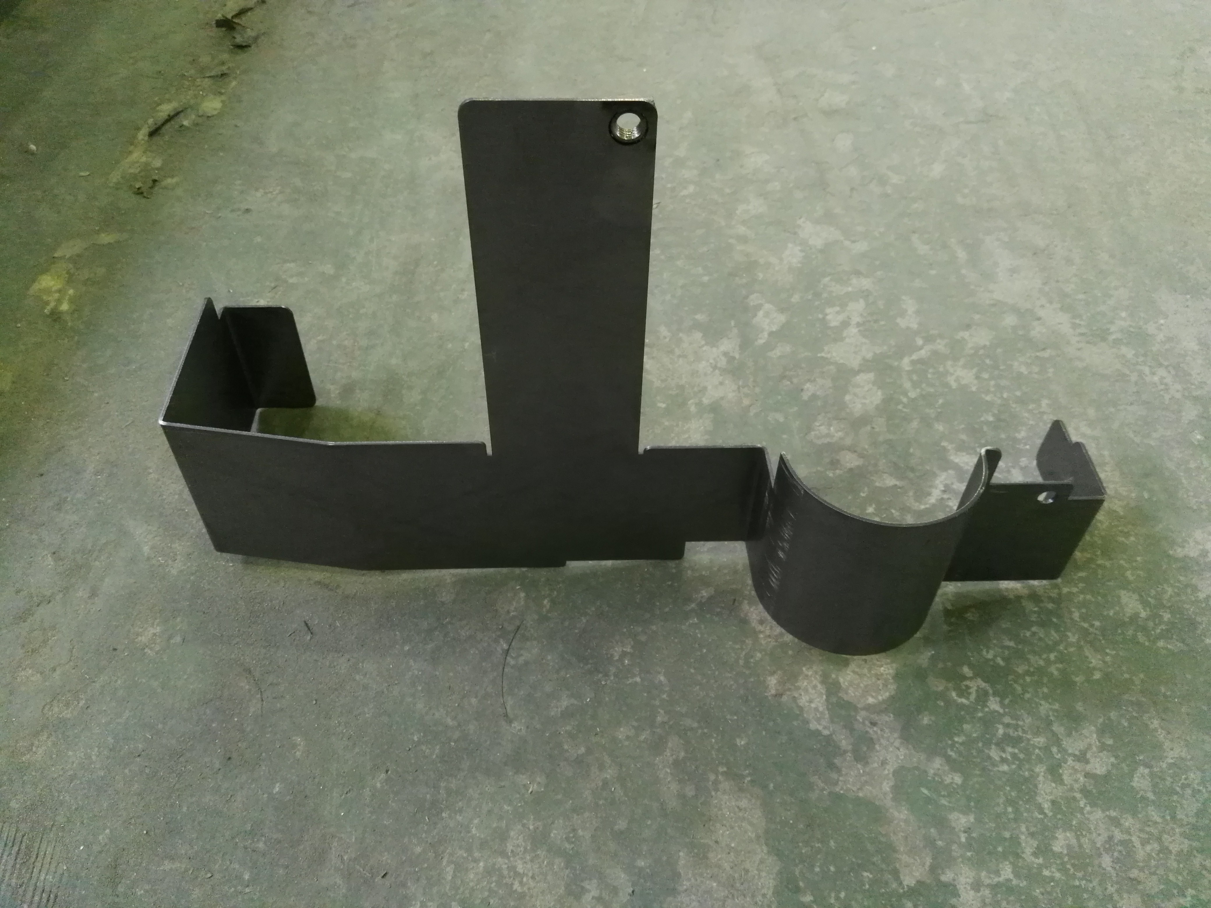 Laser Engraving Sheet Metal Process OEM With High Precision Black Anodized Bending