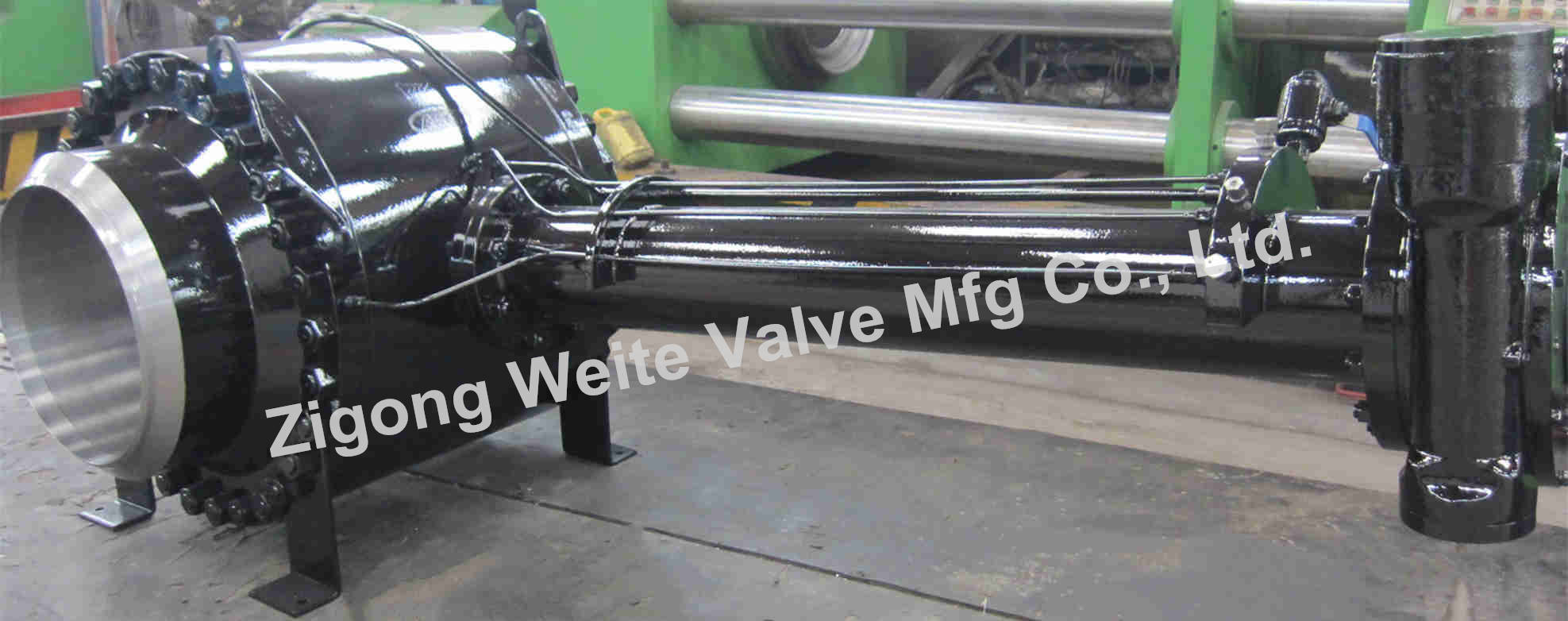 24 Inch Natural Gas Pipeline Valves Extended Anti Blowout Stem Fully Welded
