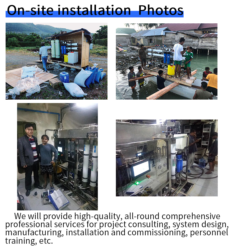 Portable ro desalination machine seawater desalination machine for boat