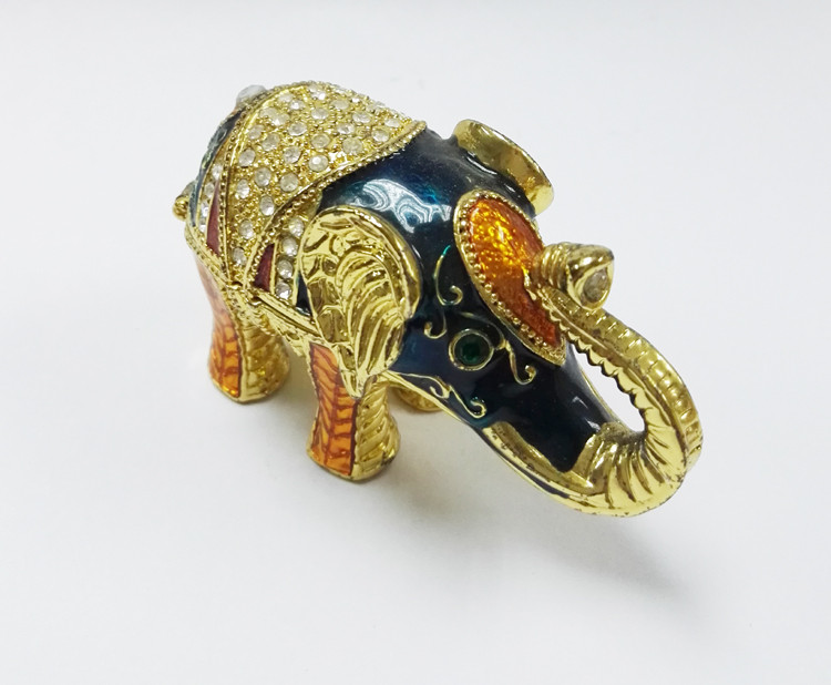 Indian elephant decorated Custom Made Jewelry Boxes animal gift box for jewelry wedding gift