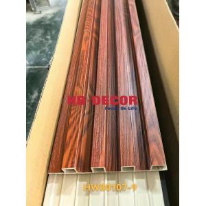 Exterior WPC Wall Panels Cladding In Fluted Design With Custom Colors