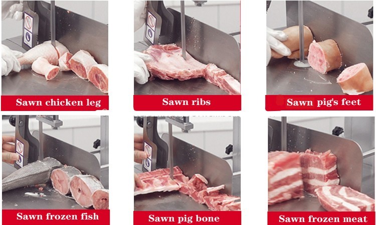 304 Stainless Steel Fish Processing Machinery For Frozen Fish Cutting