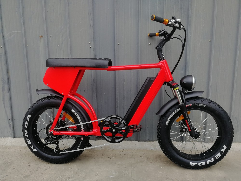 LCD Display Brushless Motor Electric Fat Tire Bikes For Adults 48V 13AH Lithium Battery