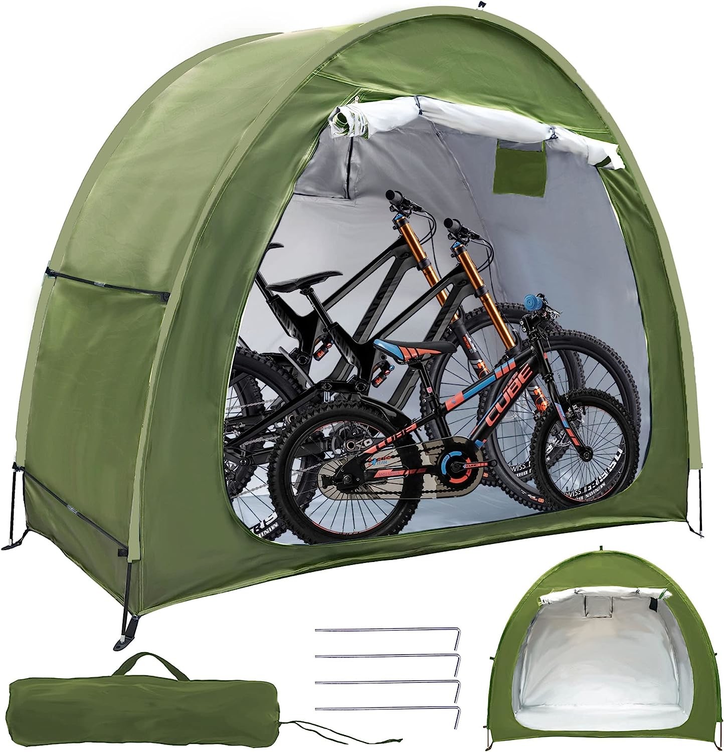 Outdoor Bicycle Storage Room Tent, Bike Cover Storage Outdoor Portable Bicycle Tent, Storage Tent for Home Garden