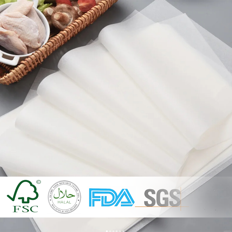 Europe Parchment Baking Paper Roll with Wood Pulp Material and Non-stick Coating