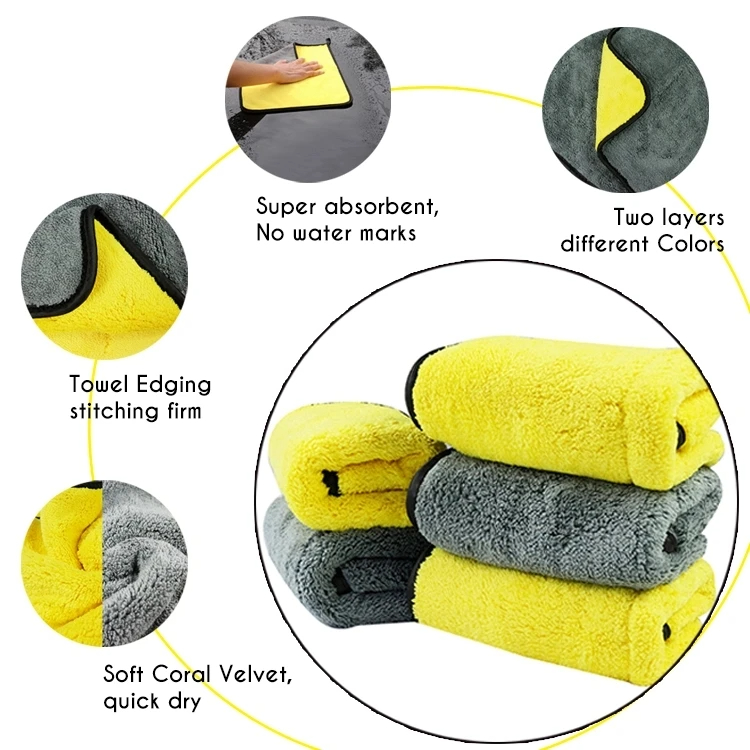 30*30cm Microfiber Car Cleaning Towels Say Goodbye to Expensive Cleaning Products