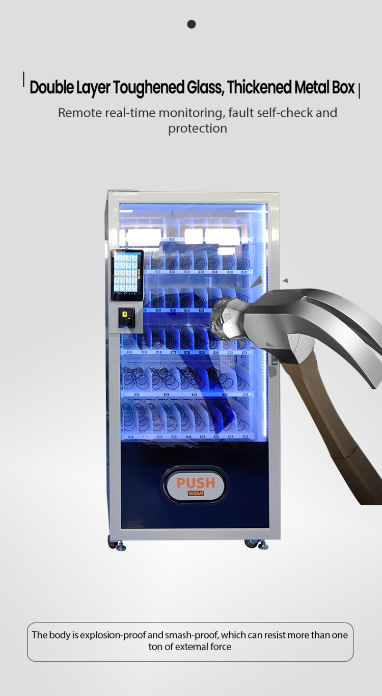 Slim Design Customized Debit Card Operated Automated Trading Card Vending Machine for Sale