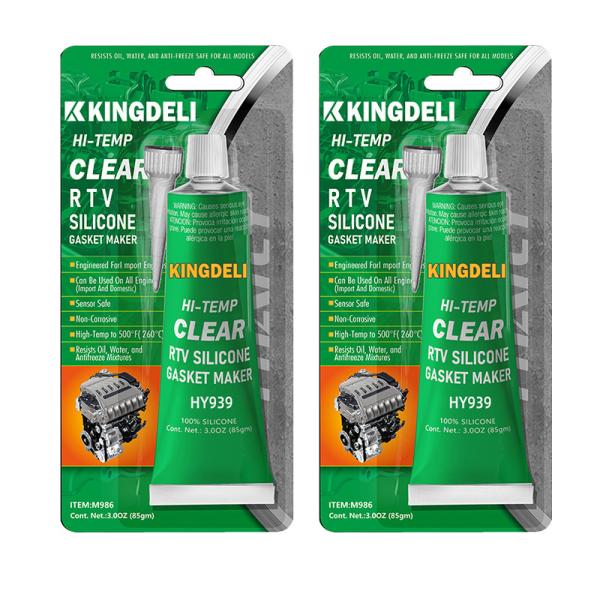 Clear Gasket Maker Silicone Sealant , High Temperature Silicone Caulk For Car