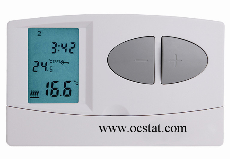 Heat Only Digital Programmable Thermostat With Heat Pump And Large Screen
