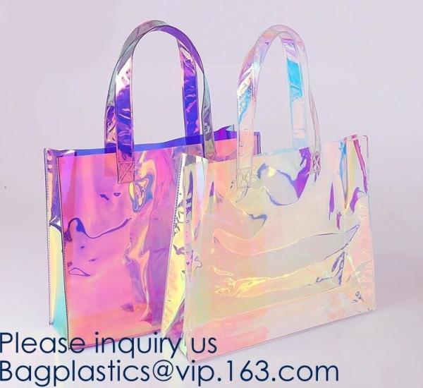 Travel Bag,Backpack,Handbag & Purse,PVC Plastic Shopper Tote Bag Inside With