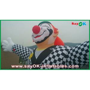 Customized Commericial Vivid Inflatable Clown Mascots With Logo Printing