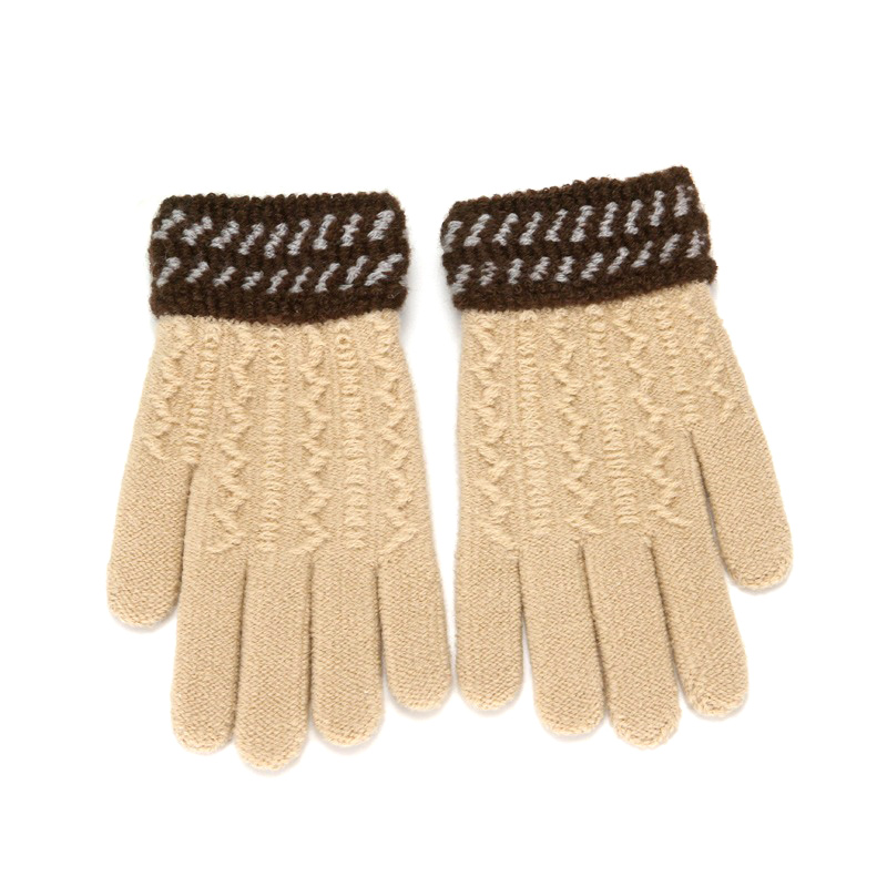 wholesales custom kids five-fingers fashion gym simple winter warm and cold proof kintted sports touch screen mitts