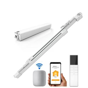 Extendable 3m Bendable Curtain Track Phone App Control