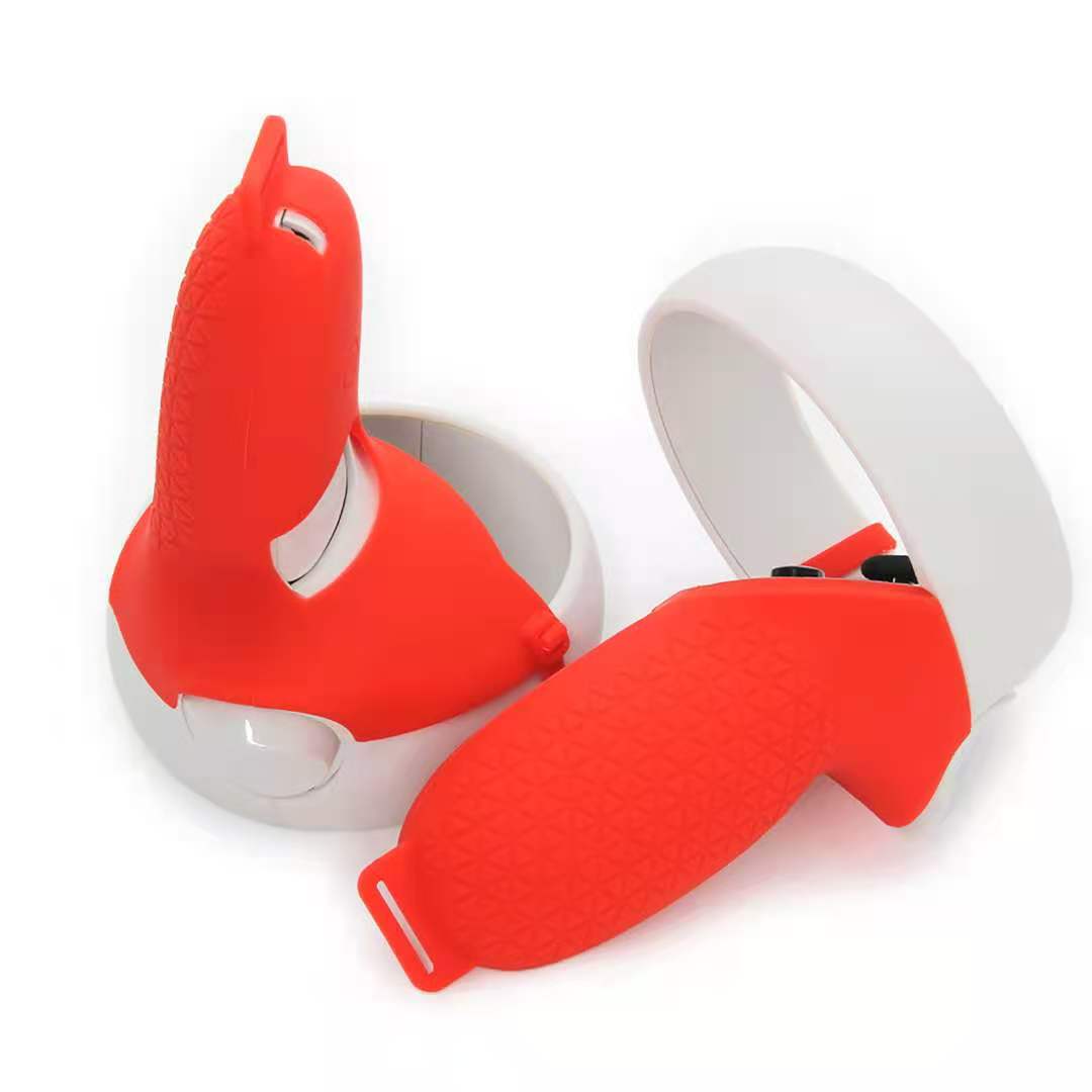 VR Controller Silicone Protective Case Handle Skin Cover Non-slip Sleeve Protection for Oculus Quest 2 VR Accessories