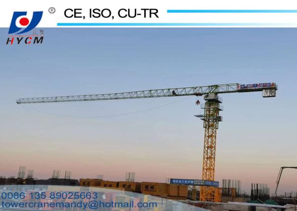 55m Tower Crane Jib Length 380V/50Hz Topless Tower Cranes 160m Max. Lifting