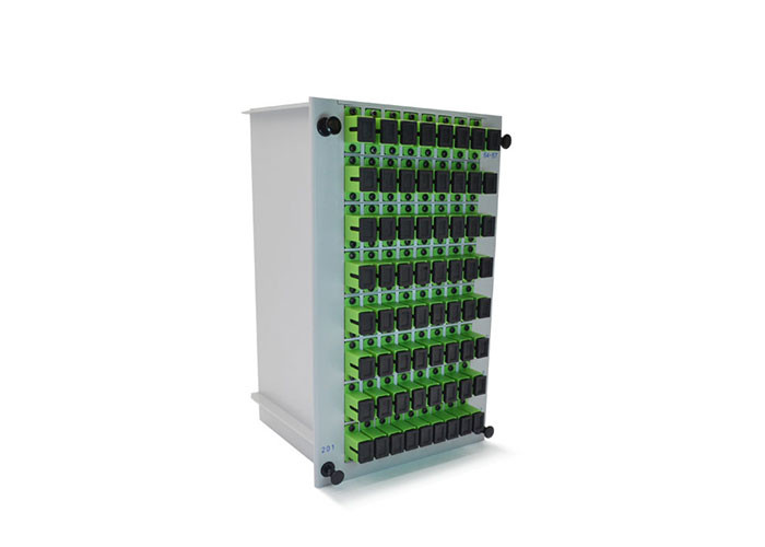 Cassette Type Multimode Fiber Splitter SC / UPC Connector For Data Communication