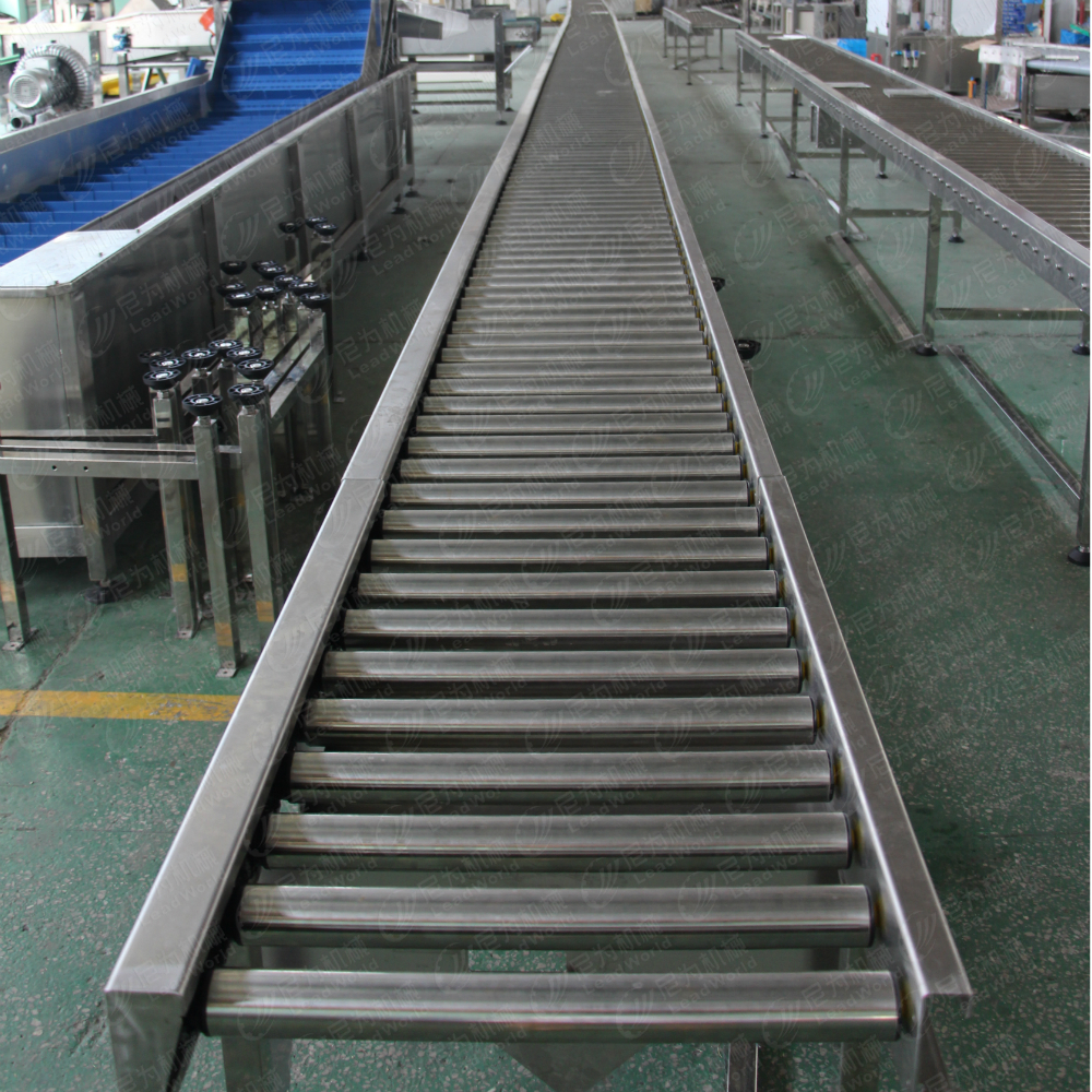 Conveyor Motor Roller System For Belt, Custom Back End Of Line Packing Conveyors