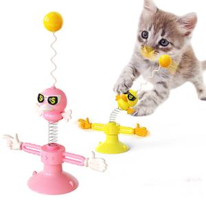 Suction Cup Windmill Turntable Tease Odm Laser Pointer Cat Toy
