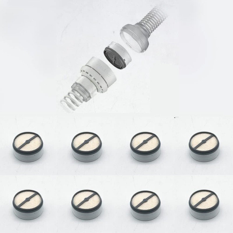Customized Circular Diameter HME Filter Paper For ResMed Airmini Machine 99.99% Humidification
