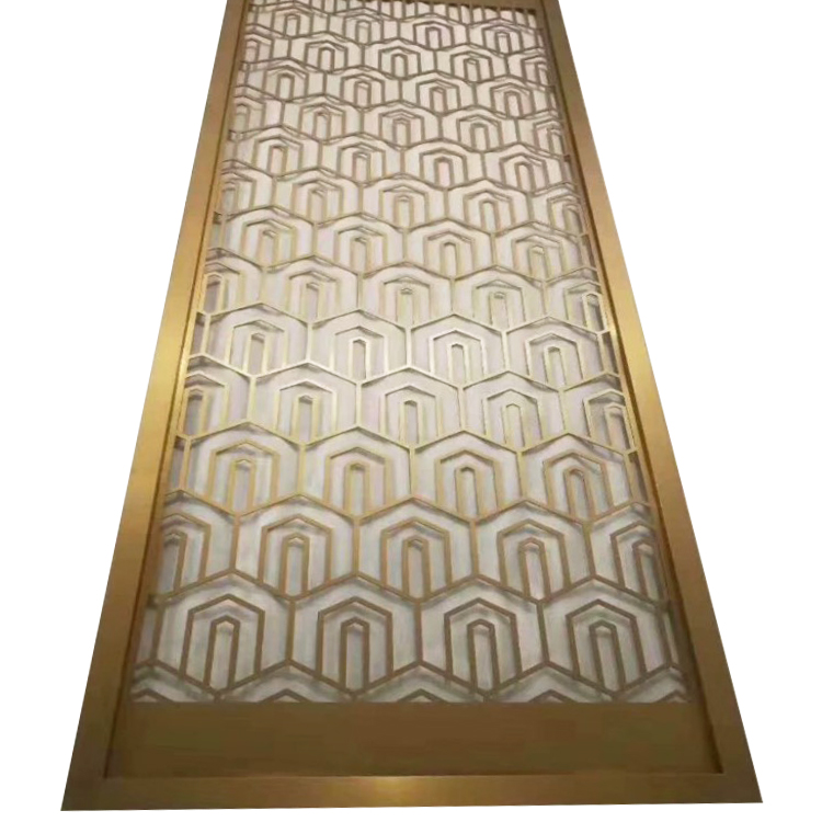 Custom high quality decorative stainless steel mesh floor to ceiling room dividers