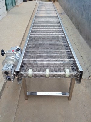 Industrial Tube Screw Conveyor / Hot Dirty Parts Metal Mesh Conveyor Belt