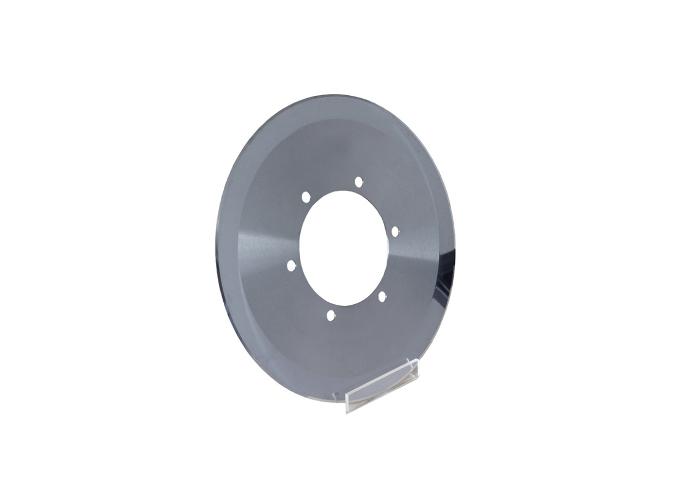 Round Tungsten Carbide Circular Cutting Blades , Rotary Paper Cutter Blades Polished