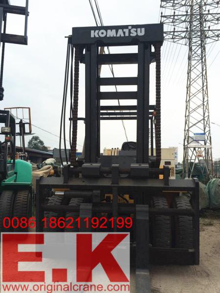 Japan Forklift,Cheap 15ton Komatsu forklift Diesel Engine Manual Pallet Truck