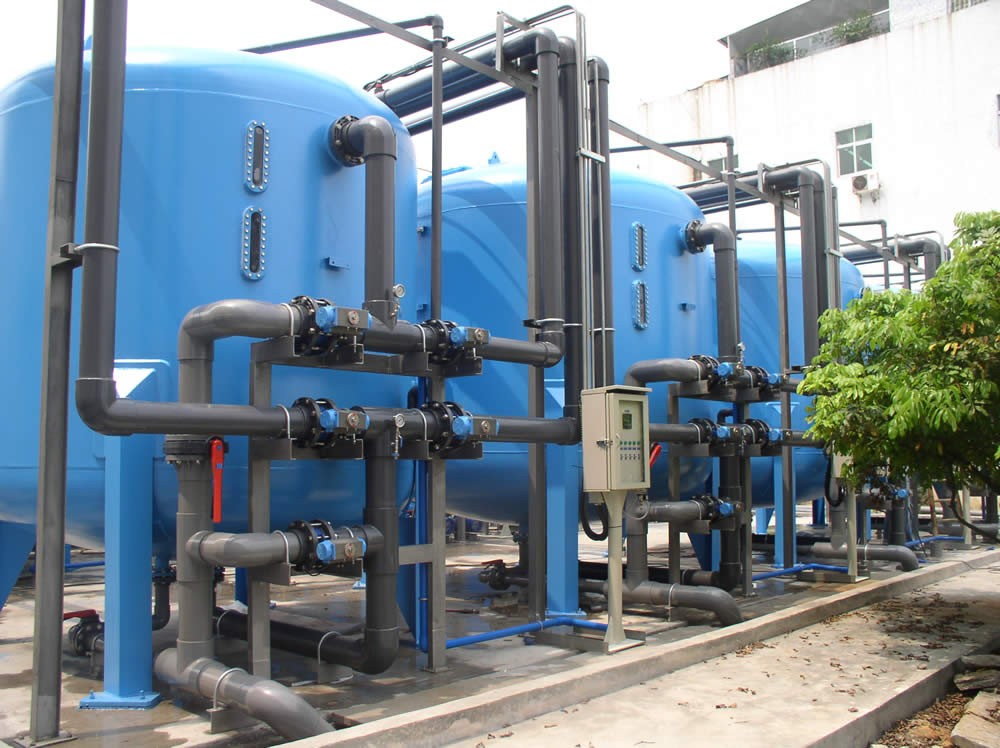 Activated Carbon Mechanical Waste Water Filter Machine for Sewage Clarifier 6*10M Size