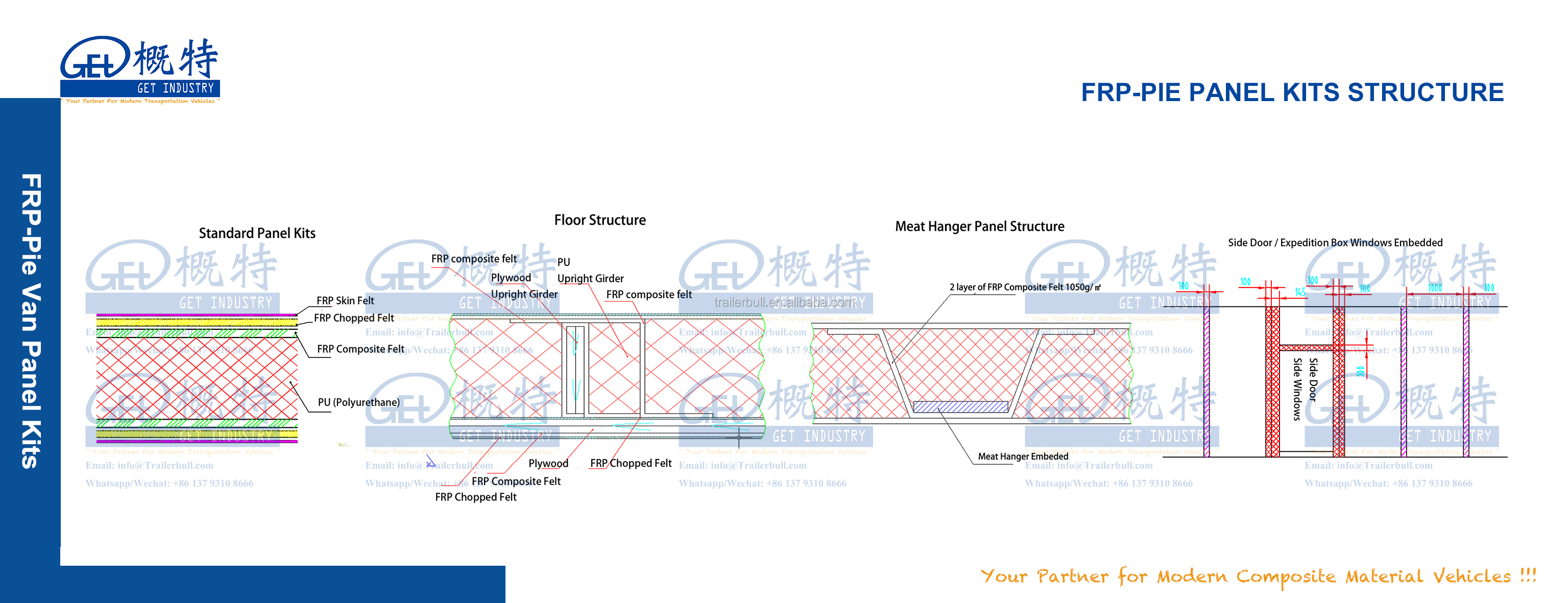 Isuzu And Hino Truck Body Parts For Fresh Hog Transportation
