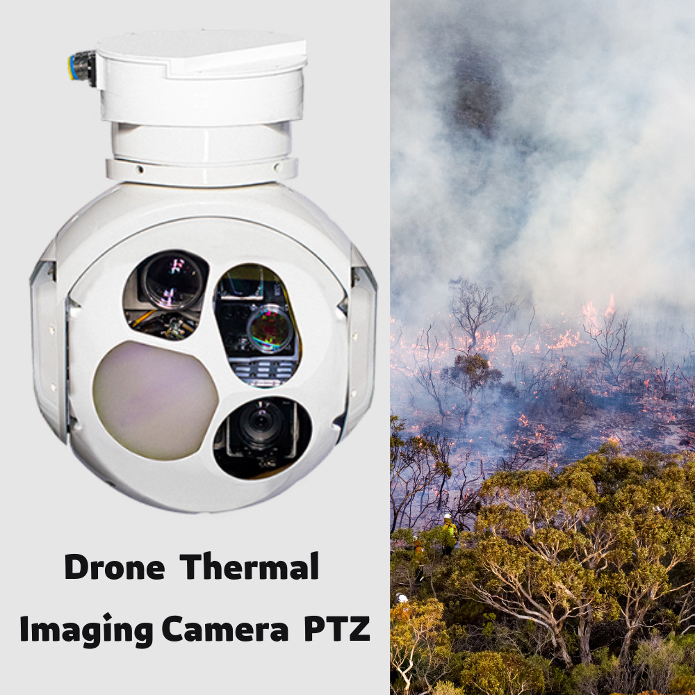 Light Weight 21KG Drone Pod 30X Zoom HD Camera Gimbal PTZ Automatic Tracking HXTS20
