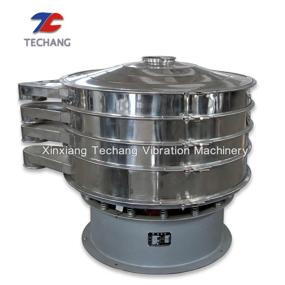 Sulphur Powder Circular Vibrating Screen Sifter 20TPH High Capacity