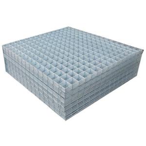 Plain Weave 2 x 2 Silver Hot Dipped Galvanized Welded Wire Mesh Panel for Gabion