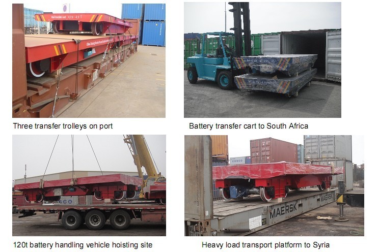 Building shops heavy duty coil handling trolley system on rails