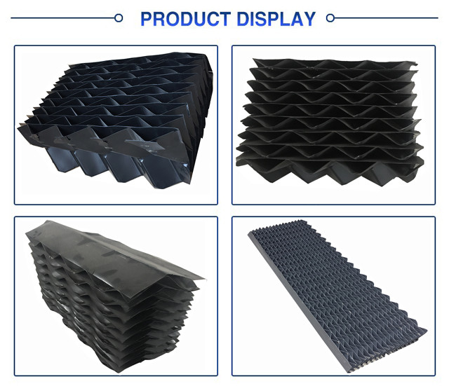 PVC Louver Cooling Tower Drift Eliminator 30mm PVC Mist Eliminator